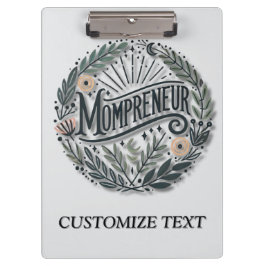 Mompreneur Themed Klemmbrett
