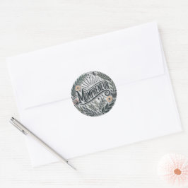 Mompreneur Themed Runder Aufkleber