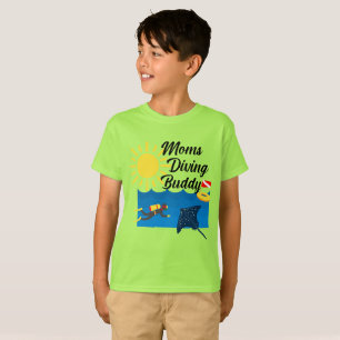 Moms Diving Buddy Design - T-Shirt de base pour en