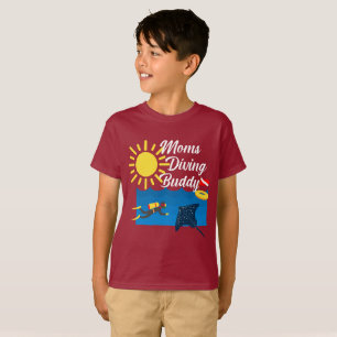Moms Diving Buddy Design - T-Shirt de base pour en