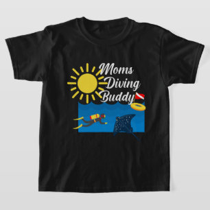 Moms Diving Buddy Design - T-Shirt de base pour en
