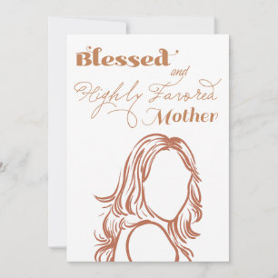 Moms Elegant Stationery Card  Einladung