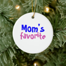 "Moms Liebling" Lustiger süßer Zitat Weihnachten