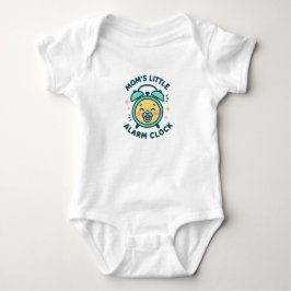 Mom's Little Alarm Clock Baby Bodysuit | newborn Strampler