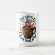 Moms Überlebenskit Tee | Kaffee Chaos Wiederholung