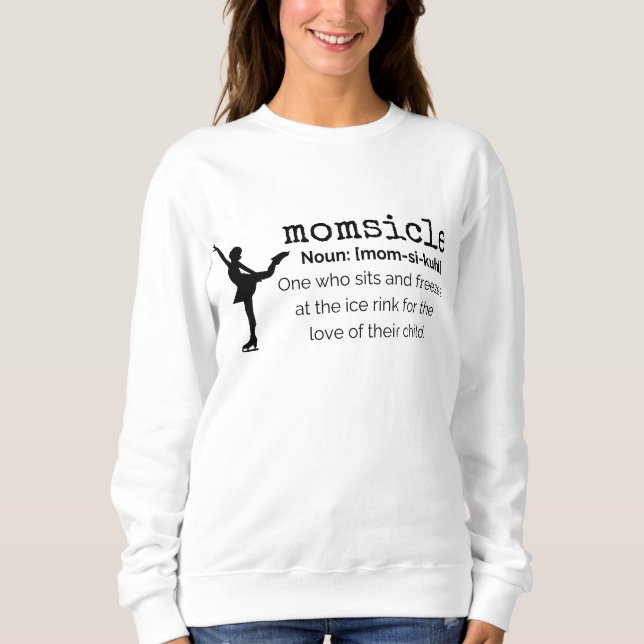 "Momsicle" Hoodie - Abbildung Skaten Gift (Vorderseite)