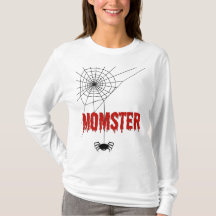 Momster-Blut-Tropfen-Schrift und Spinne