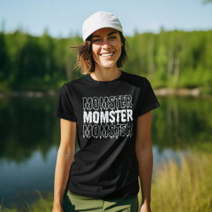 Momster Driving Schriftart T-Shirt