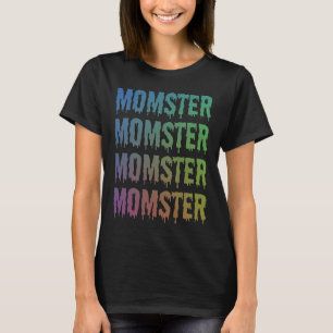 Momster-Drop-Schrift generisches Halloween-Kostüm T-Shirt