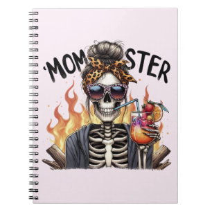 Momster: Eine Skeletton-Mama über Brandtränke in S Notizblock