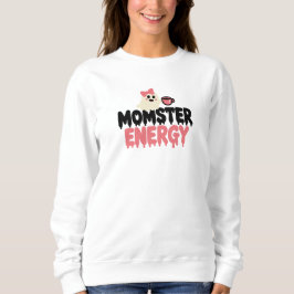 Momster Energy Niedlich Spooky Halloween Ghost Sweatshirt