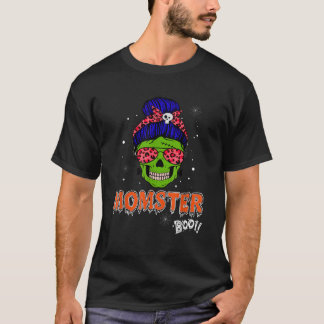 Momster Funny Spooky Salty Skull Halloween-Kostüm T-Shirt