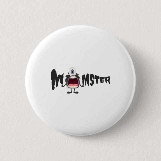 Momster Halloween   Button (Vorderseite)