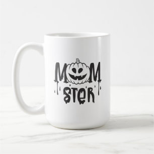 Momster Halloween Mama Mother Funny Kaffeetasse