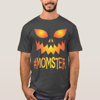 Momster Halloween Pumpkin Face Kürbislaterne Scar T-Shirt