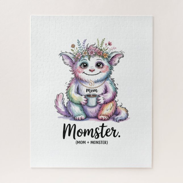 Momster. (Mom + Monster) (Vertikal)