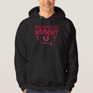 MOMY zur ersten Mama der Junge Mutter befördert Hoodie