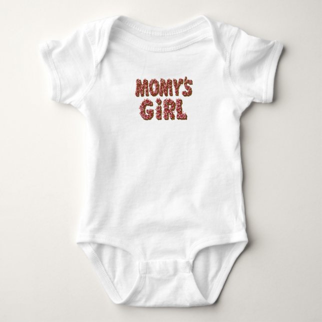 Momys Girl Baby Bodysuit Baby Strampler (Vorderseite)
