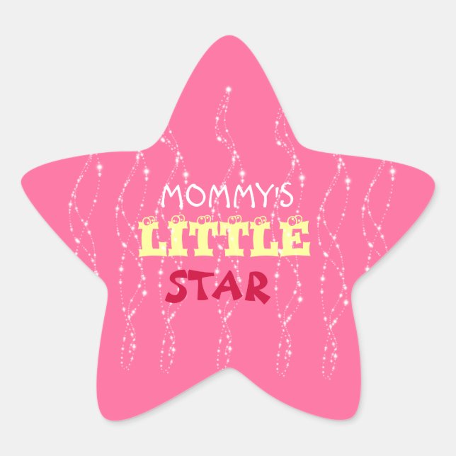 MOMYS KLEINE STAR-STICKER  Stern-Aufkleber (Vorderseite)