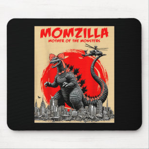 Momzilla Mutter der Monster Retro Vintage Mama Mousepad