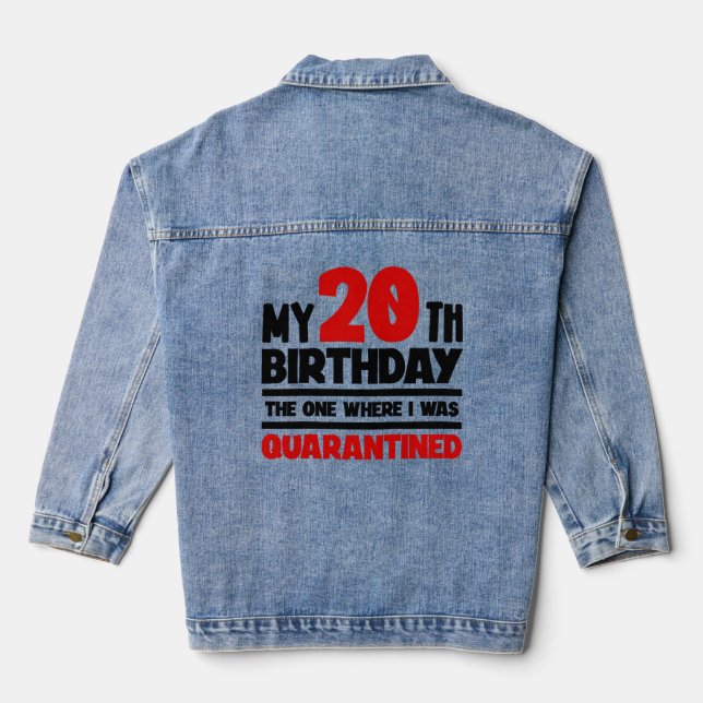 Mon 20e anniversaire Celui où j'ai été mis en quar (Verso)