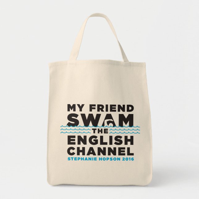 MON AMI A NAGÉ LA MANCHE - SAC FOURRE-TOUT (Devant)