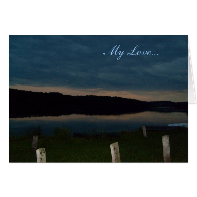 Mon Amour... Carte (Devant horizontal)