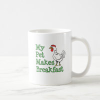Mon animal familier fait la tasse de poulet de