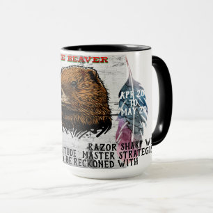 "Mon animal spirituel" Tasse à café Le Castor