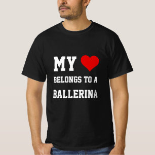 Mon Appartenance À Un T-Shirt Ballerina