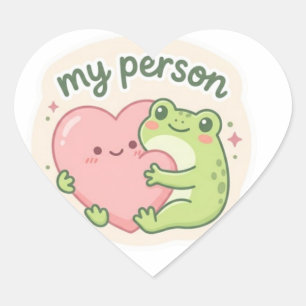 Mon Autocollant de Grenouille Personne Grenouille
