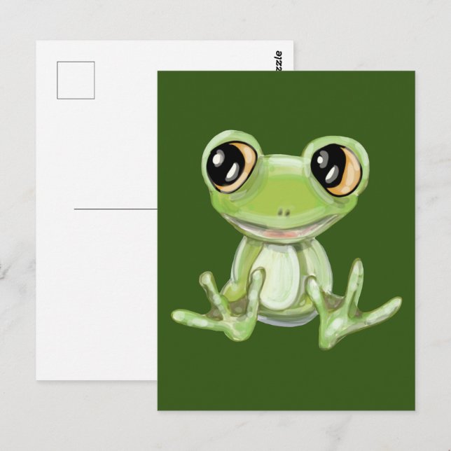 Mon autre carte postale d'ami de grenouille verte (Devant / Derrière)