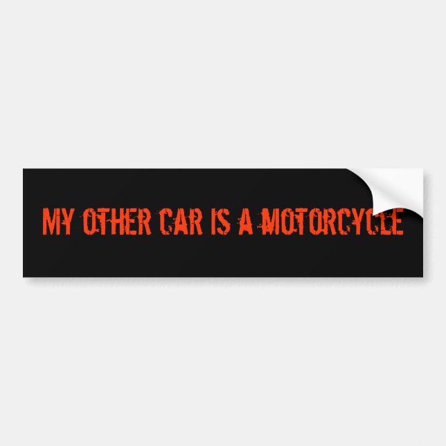 Mon autre voiture est un autocollant de pare-chocs (Devant)