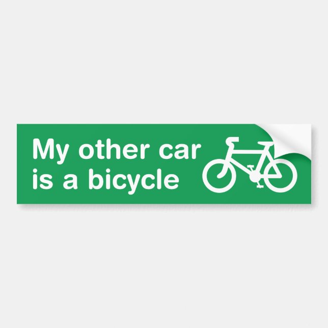 Mon autre voiture est un Sticker de pare-chocs de  (Devant)
