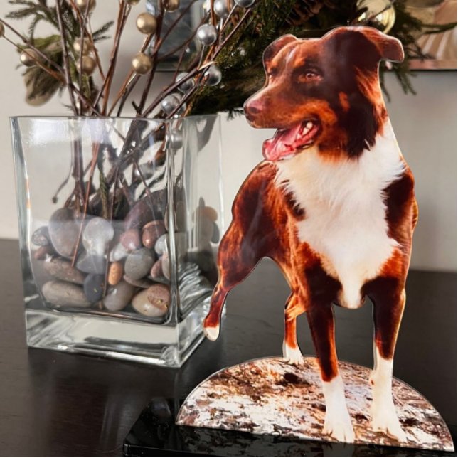 Mon Beau Chien Personnalisé Couper Photo Sculpture (Devant)