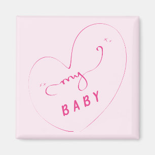 Mon bébé aimant   Joli aimant pour couple