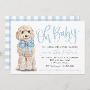 Mon bébé ! Invitation de Baby shower de Chien Chie