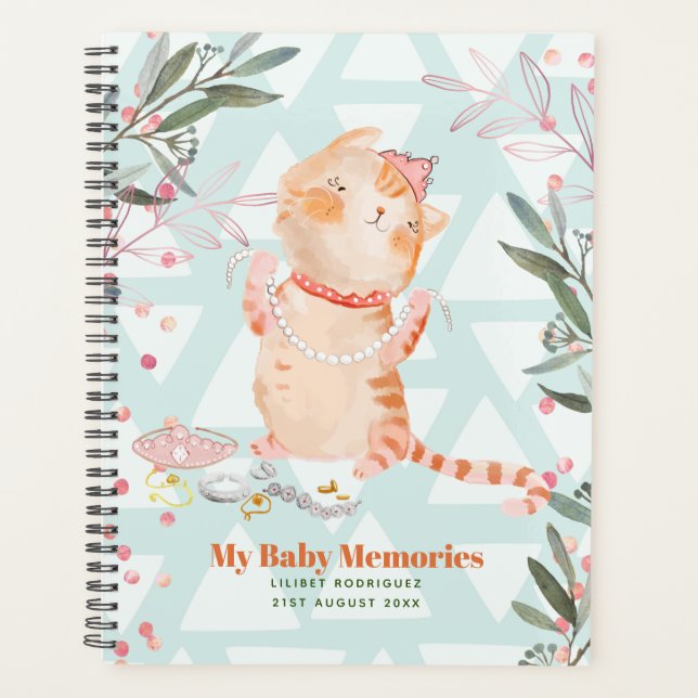 Mon bébé souvenirs Personnalisé Princesse Thème Ch (Devant)