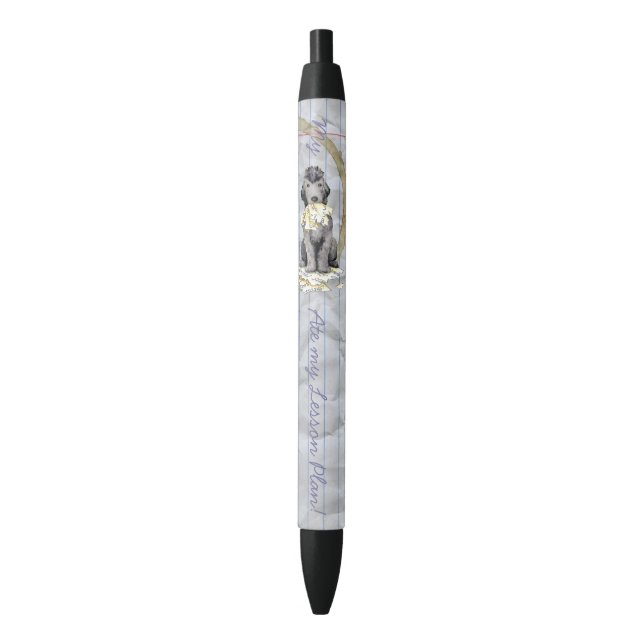 Mon Bedlington Mangé Mon plan de leçon Stylo à enc (devant Vertical)