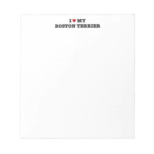 Mon Bloc-notes Boston Terrier