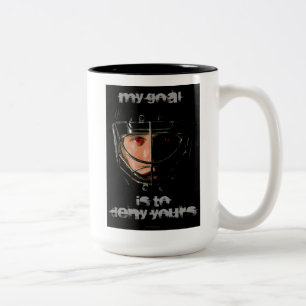 Mon but (gardien de but de hockey) Mug à café bico