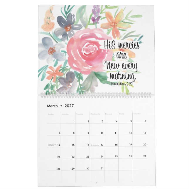 Mon calendrier des écritures 2020 (Mar 2027)