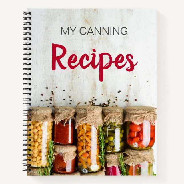 Mon Carnet de recettes Canning (Devant)