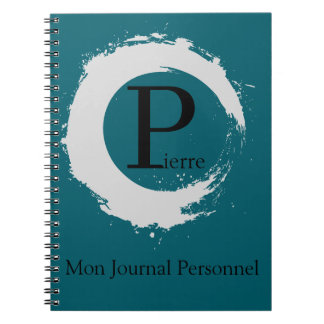 Mon Carnet Quotidien Turquois à Personnaliser Notizblock