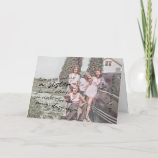 MON Carte de voeux SOEUR