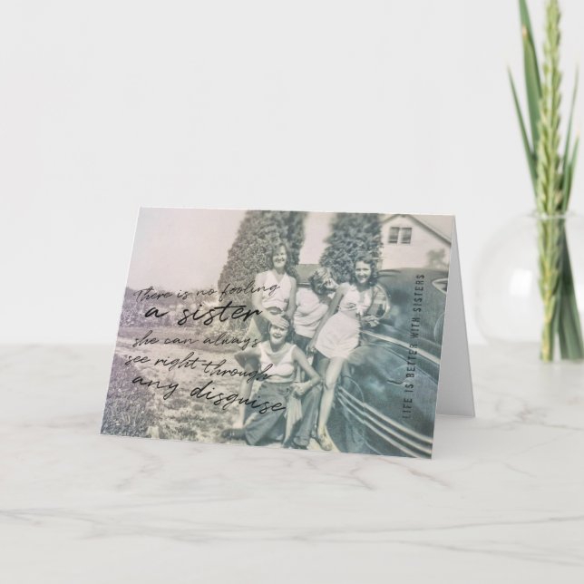 MON Carte de voeux SOEUR (Devant)