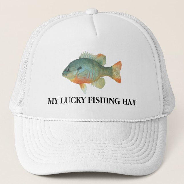 Mon Casquette de pêche chanceux (Devant)