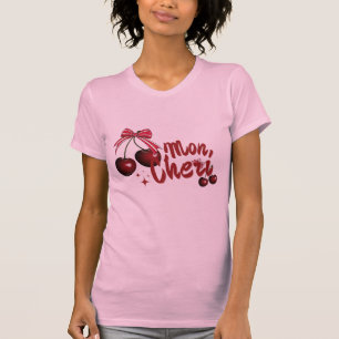 Mon Cheri Romantiker Kirschen Stil  T-Shirt