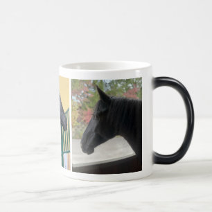 "Mon cheval me manque" Mug personnalisé avec photo