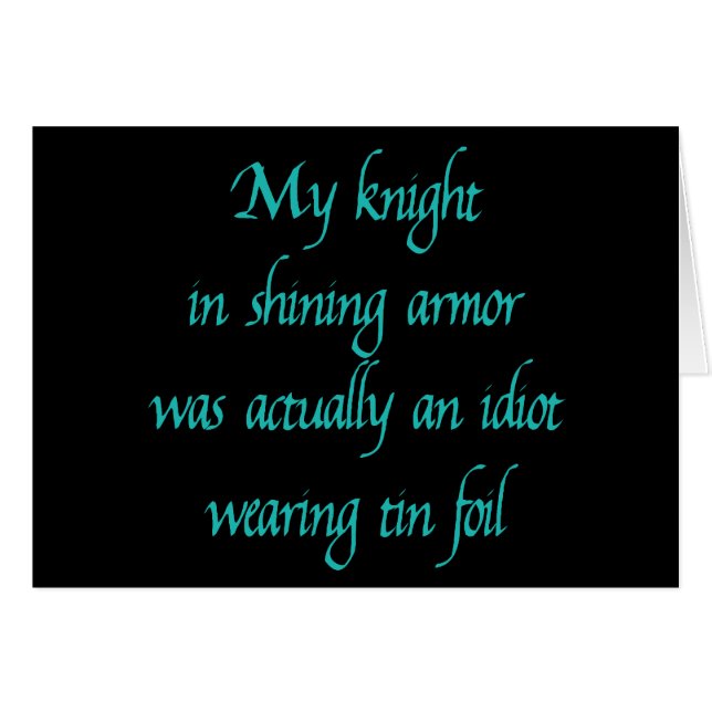 Mon chevalier dans l'armure brillante (Devant horizontal)